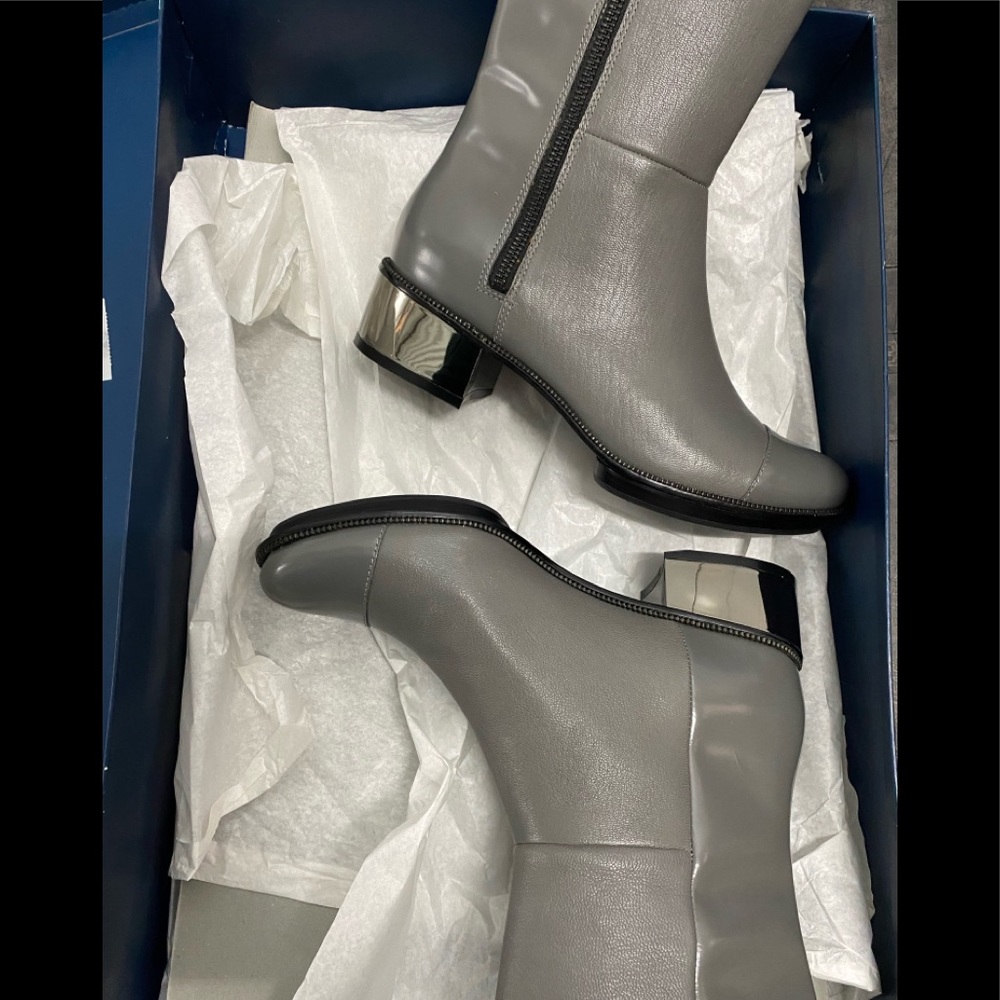 NEW COLE HAAN ~Special Edition ~Maria Sharapova~ Leather BOOTS  GRAY 7  $498 - Picture 11 of 16